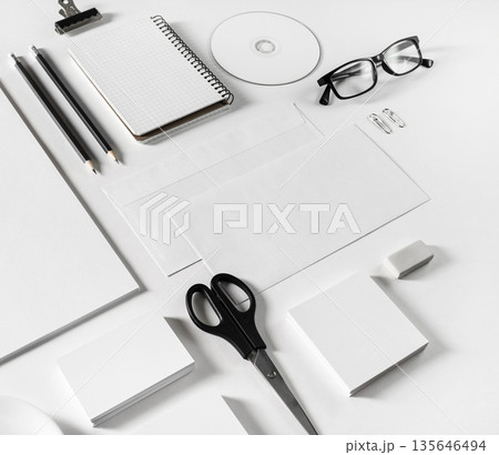 Blank stationery set Blank stationery set 135646494