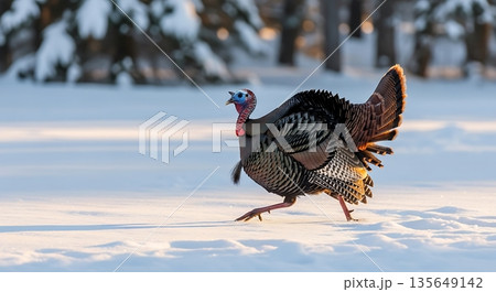 bird in the snow bird in the snow 135649142
