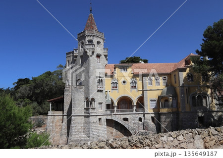 Palace of the Counts of Castro Guimaraes in Cascais, Portugal Palace of the Counts of Castro Guimaraes in Cascais, Portugal 135649187