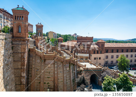 Top View of Escalinata del Ovalo in Teruel Top View of Escalinata del Ovalo in Teruel 135650897