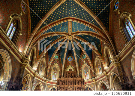 Ceiling of San Pedro Church in Teruel, Spain Ceiling of San Pedro Church in Teruel, Spain 135650931
