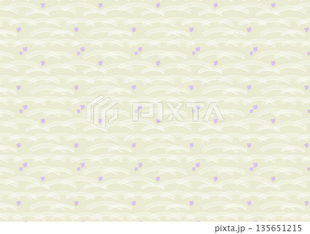 和柄シームレスパターン［千鳥］ 135651215