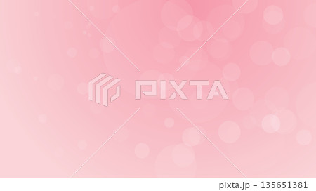 Soft bokeh on blurred pink background 135651381