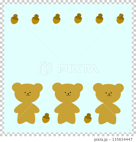 Bear and acorn Bear and acorn 135654447