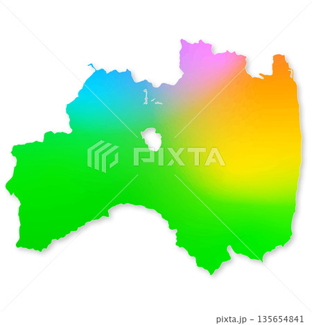 福島県地図 福島県地図 135654841