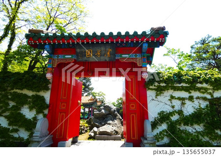 人気の中国庭園 人気の中国庭園 135655037
