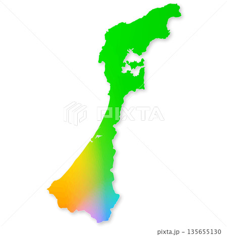 石川県地図 135655130