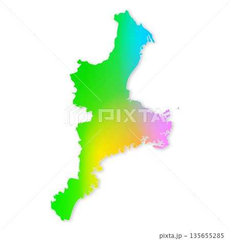 三重県地図 三重県地図 135655285
