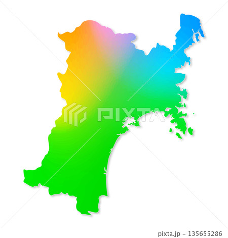宮城県地図 135655286
