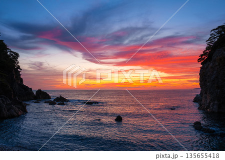笹川流れ・夕景 135655418