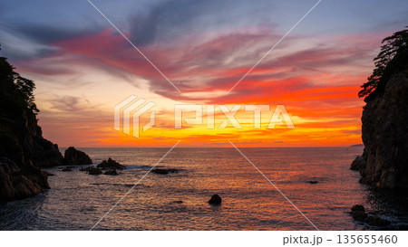 笹川流れ・夕景 笹川流れ・夕景 135655460