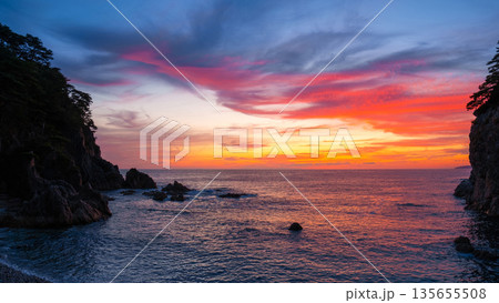 笹川流れ・夕景 135655508