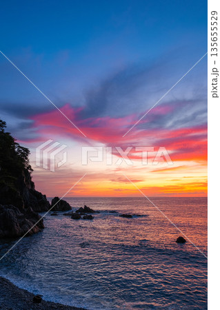 笹川流れ・夕景 135655529