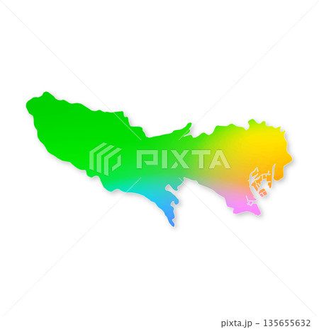 東京都の地図 135655632