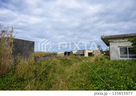 日本の沖縄県の古くてとても美しい建物 135655977