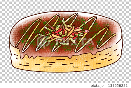 輕鬆簡單的大阪燒，模擬風格 135656221