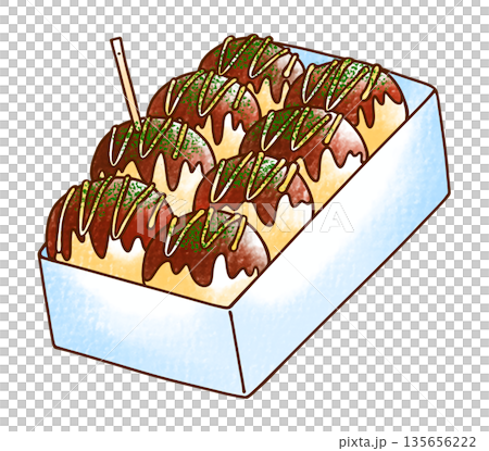 輕鬆簡單的章魚燒模擬風格 輕鬆簡單的章魚燒模擬風格 135656222