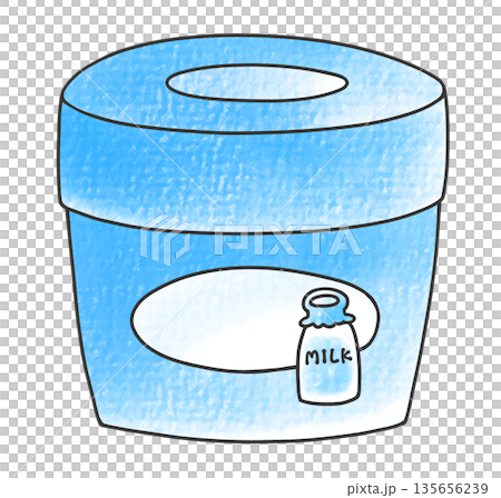 裝在簡易模擬杯中的牛奶果醬 135656239