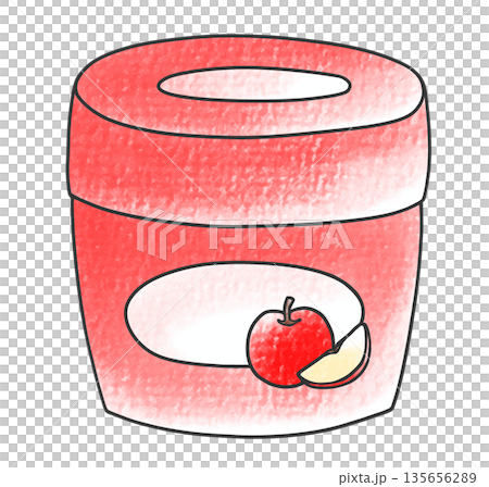 簡單易做的杯裝蘋果醬 - 模擬風格 135656289