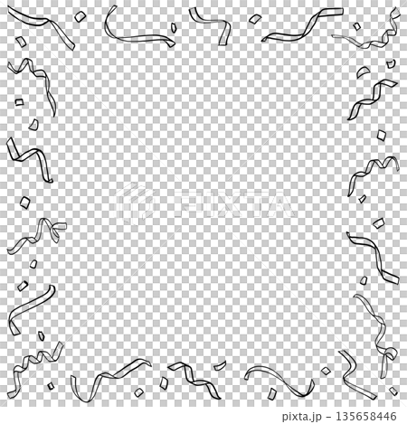 餅乾框，線條畫，方格 135658446