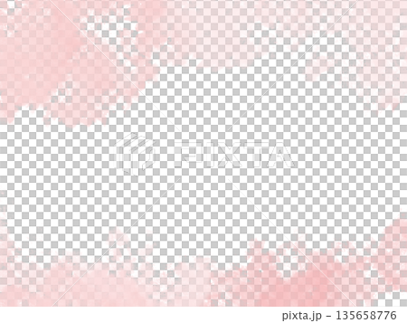 ピンクの水彩背景・絵の具の飛び散り・バレンタインやウェディングの招待状・春の挨拶状・余白 135658776