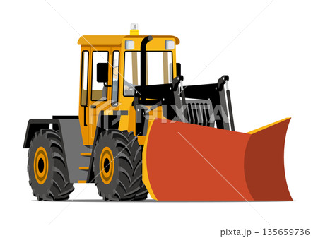 除雪車_除雪ドーザー 135659736