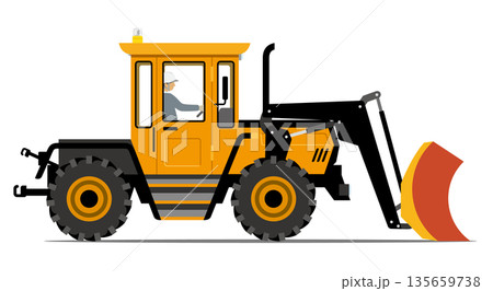 除雪車_除雪ドーザー 135659738