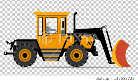 除雪車_除雪ドーザー 135659738