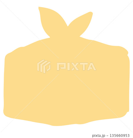 入園案内に使いやすい シンプルな説明用イラストカットシリーズ｜お弁当袋 135660953