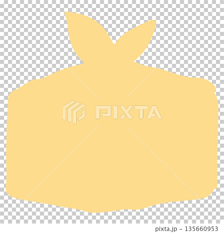 入園案内に使いやすい シンプルな説明用イラストカットシリーズ｜お弁当袋 135660953