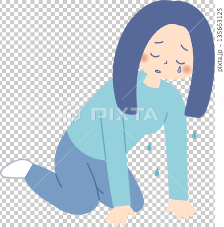 A crying woman 135663125