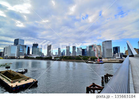 隅田川 再開発が進む勝どき・豊海地区 隅田川 再開発が進む勝どき・豊海地区 135663184