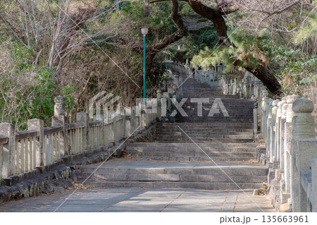 琴弾八幡宮の階段 琴弾八幡宮の階段 135663961