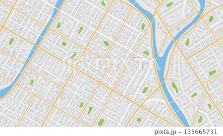 Location tracks dashboard. City street road. City streets route distance data, path turns and destination tag or mark. Huge city top view. Location tracks dashboard. City street road. City streets route distance data, path turns and destination tag or mark. Huge city top view. 135665731