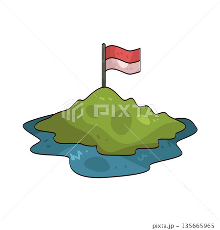illustration of Indonesia Motherland 135665965