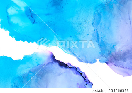 アルコールインク 大人綺麗な背景画像 135666358