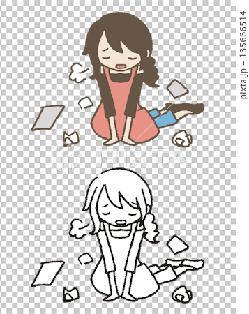 A messy housewife A messy housewife 135666514