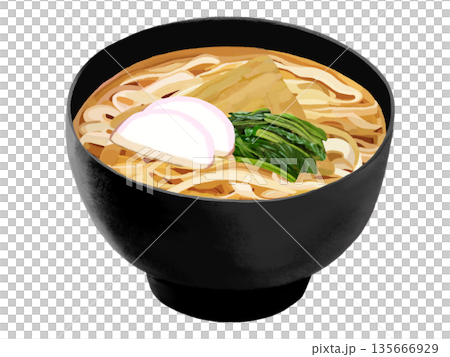 Kishimen (black bowl) 135666929