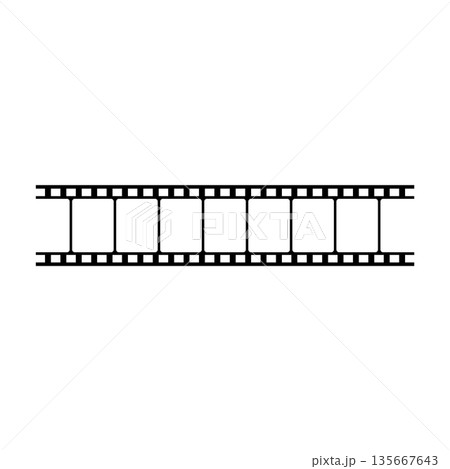 filmstrip icon  illustration 135667643