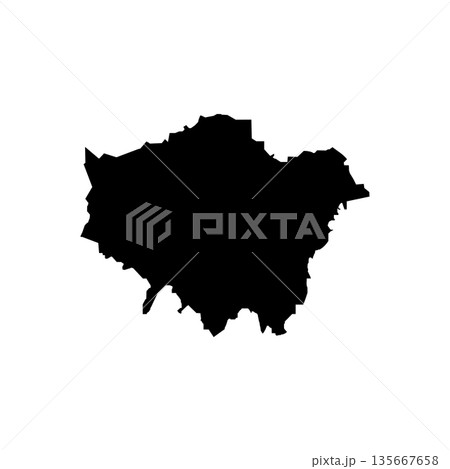 London city map symbol icon London city map symbol icon 135667658