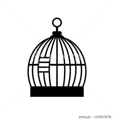 bird cage icon bird cage icon 135667676