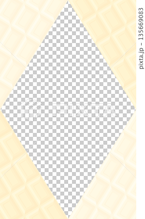 白巧克力棒菱形框_直式版 白巧克力棒菱形框_直式版 135669083