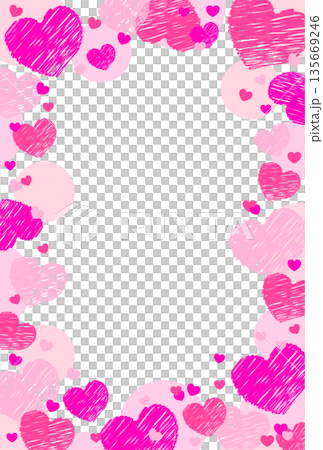 可愛心形相框,卡片大小,明信片,情人節裝飾,粉紅色 可愛心形相框,卡片大小,明信片,情人節裝飾,粉紅色 135669246