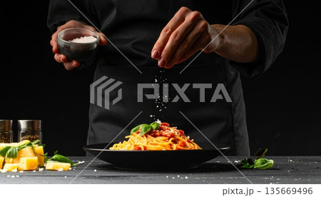 chef preparing food 135669496