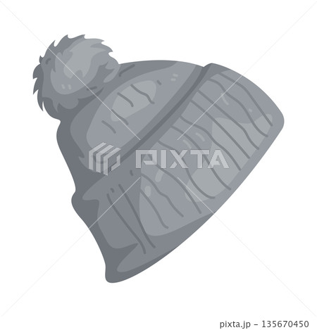 Illustration of beanie  135670450