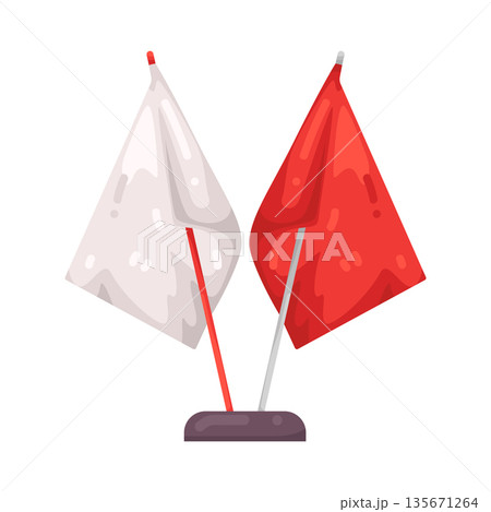 Illustration of Indonesia Flag Illustration of Indonesia Flag 135671264
