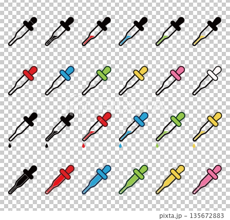 Dropper icon set 135672883