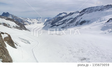 Interlaken, Switzerland - March 18 2023: Surrounding View of Mountanious Interlaken Interlaken, Switzerland - March 18 2023: Surrounding View of Mountanious Interlaken 135673059
