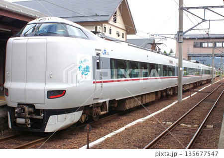 京都丹後鉄道宮福線の風景　天橋立駅　287系（特急はしだて） 135677547