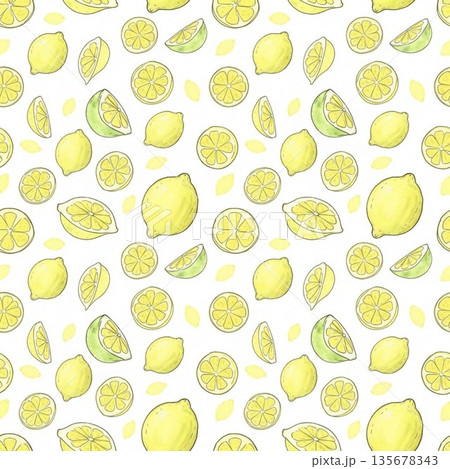 レモンのイラスト 135678343